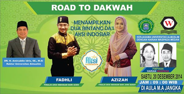 Road To Dakwah (RTD) Universitas Almuslim  Bekerjasama Dengan Harian Waspada Medan